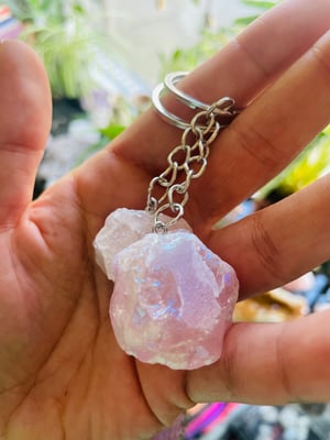 Image of Rose aura key ring 