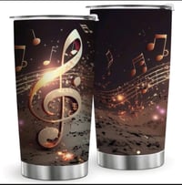 Music Note Tumbler 22 Oz