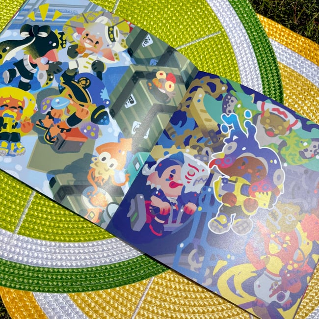 🍋 AGENT INKADIA Shooting Starfish ~ ARTBOOK 7x7 INCH