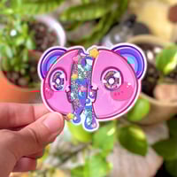 Image 2 of Scatterbrained Bear Sticker