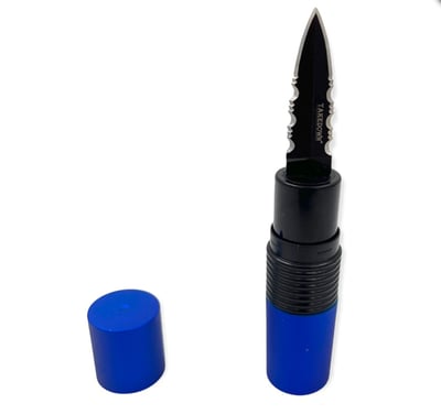 Image of Pucker-Up Lipstick Knife (BLUE)