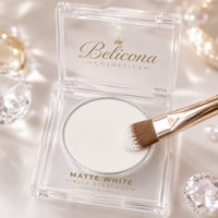Image 1 of Just In! Matte White Eyeshadow🤍/  Mixing Stainless Steel Palette 