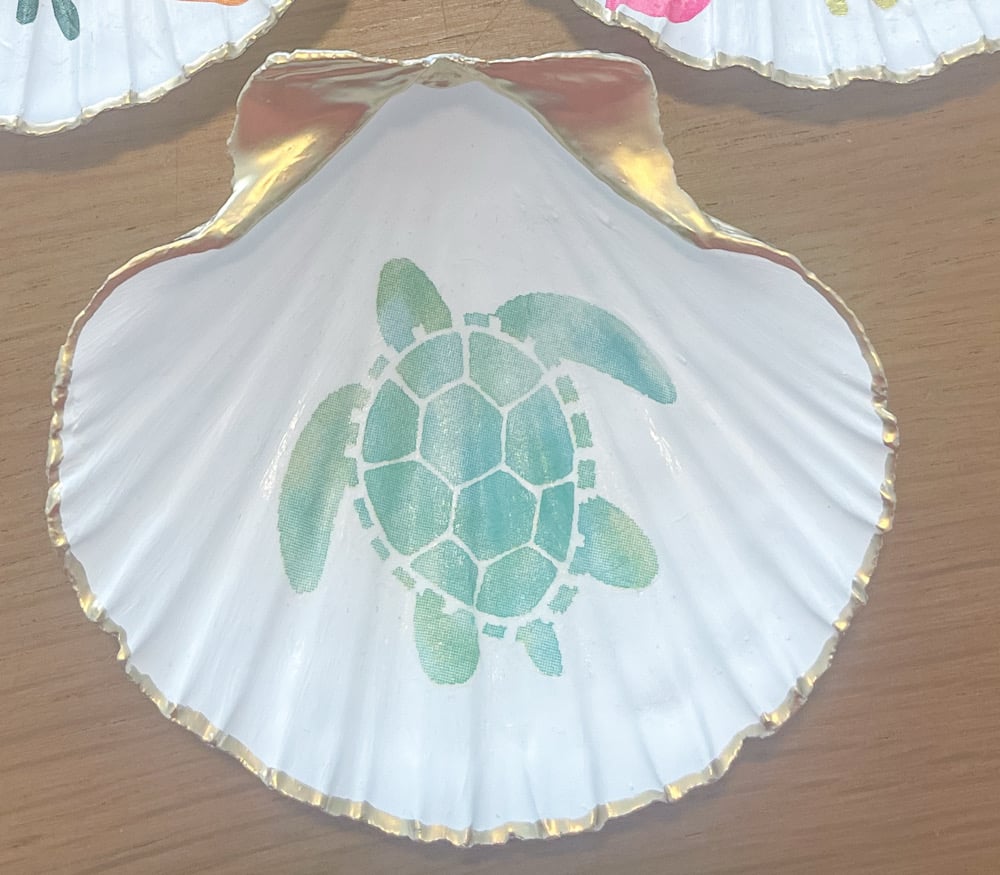 Image of Sea Turtle | Medium Trinket Shell