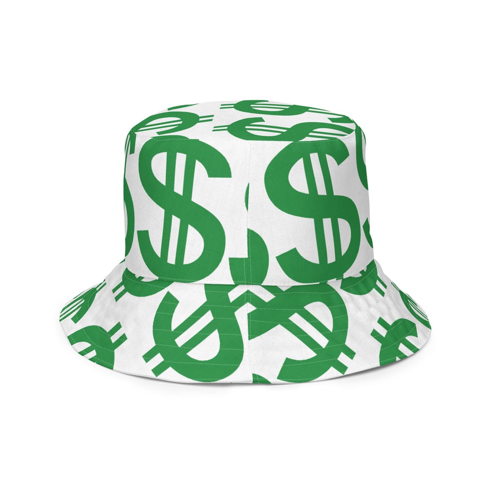 Image of Reversible Dollar Sign bucket hat