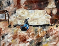 Image 2 of My Grandma has plastic on her couch