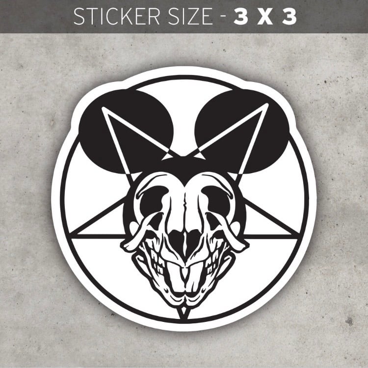 Image of Pentagram Mickey sticker pack