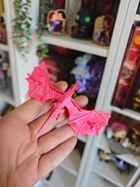 Image 5 of Horquilla dragón alado rosa