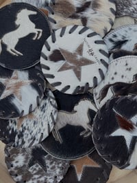 Image 1 of Cowhide Coasters