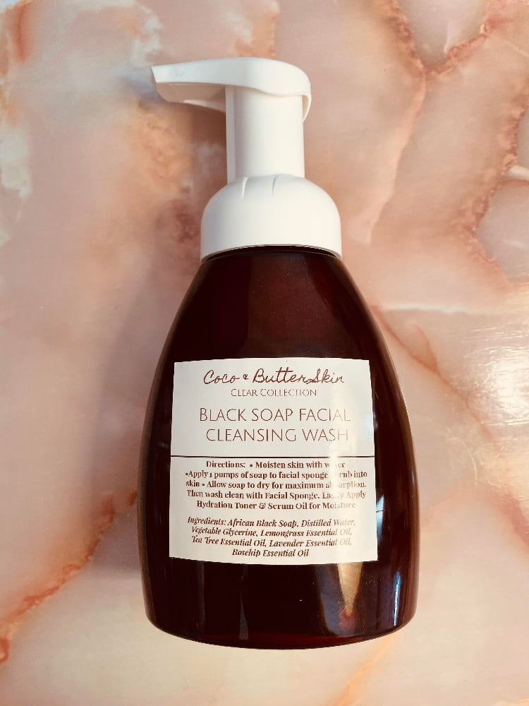 Image of African Black Soap Cleansing Facial Wash