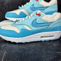 Image 8 of NIKE AIR MAX 1 PUERTO RICO DAY BLUE GALE MENS SHOES SIZE 9.5 NEW