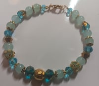 Image 4 of Light Blue Bracelet  (8 to 81/2 wrist)
