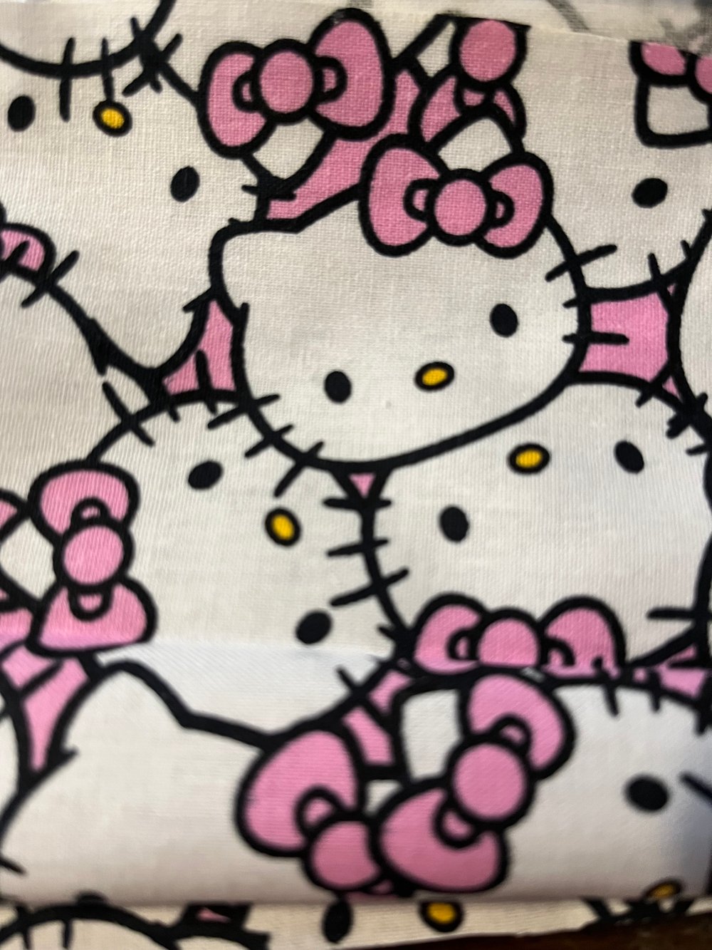 Greeting Cat Face Scrunchy