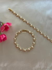 Heart Pearl Bracelet