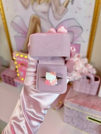 Image 2 of Handmade Girly Spring Ring 