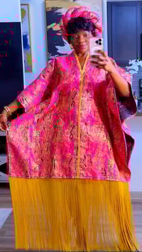 Image 1 of Royal Pink Sunrise Boubou