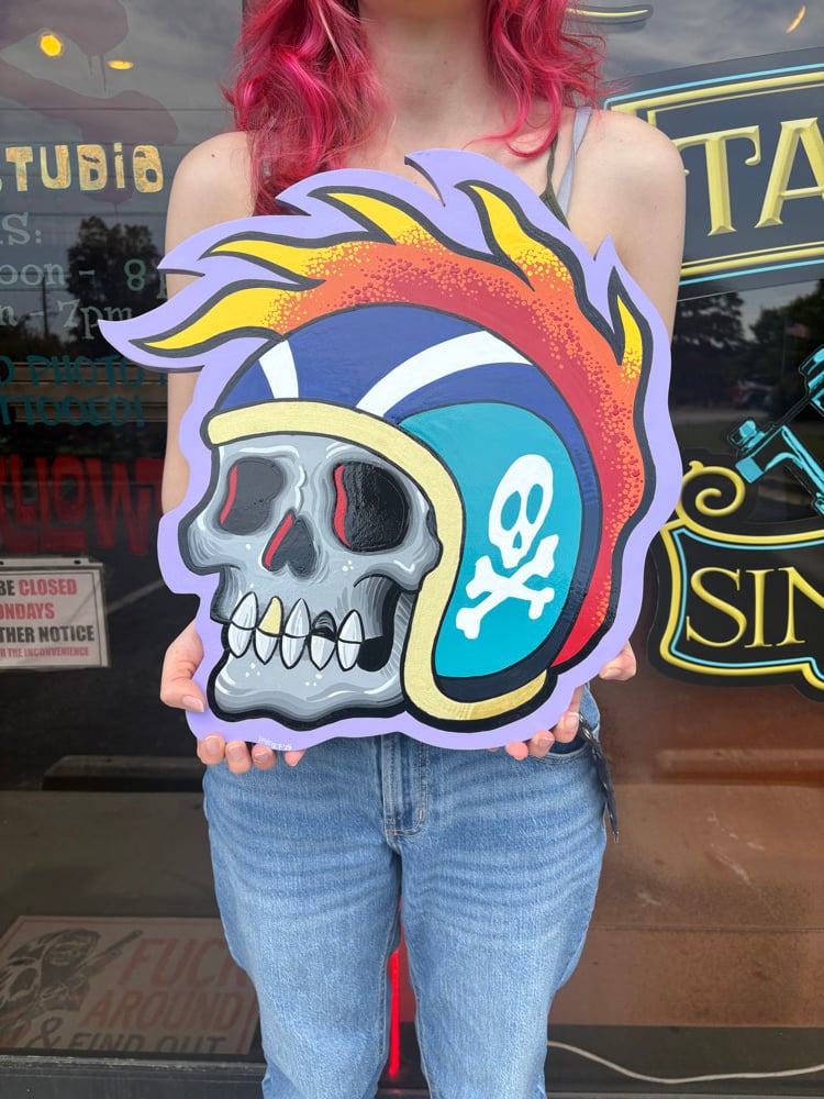 Image of BIKER SKULL
