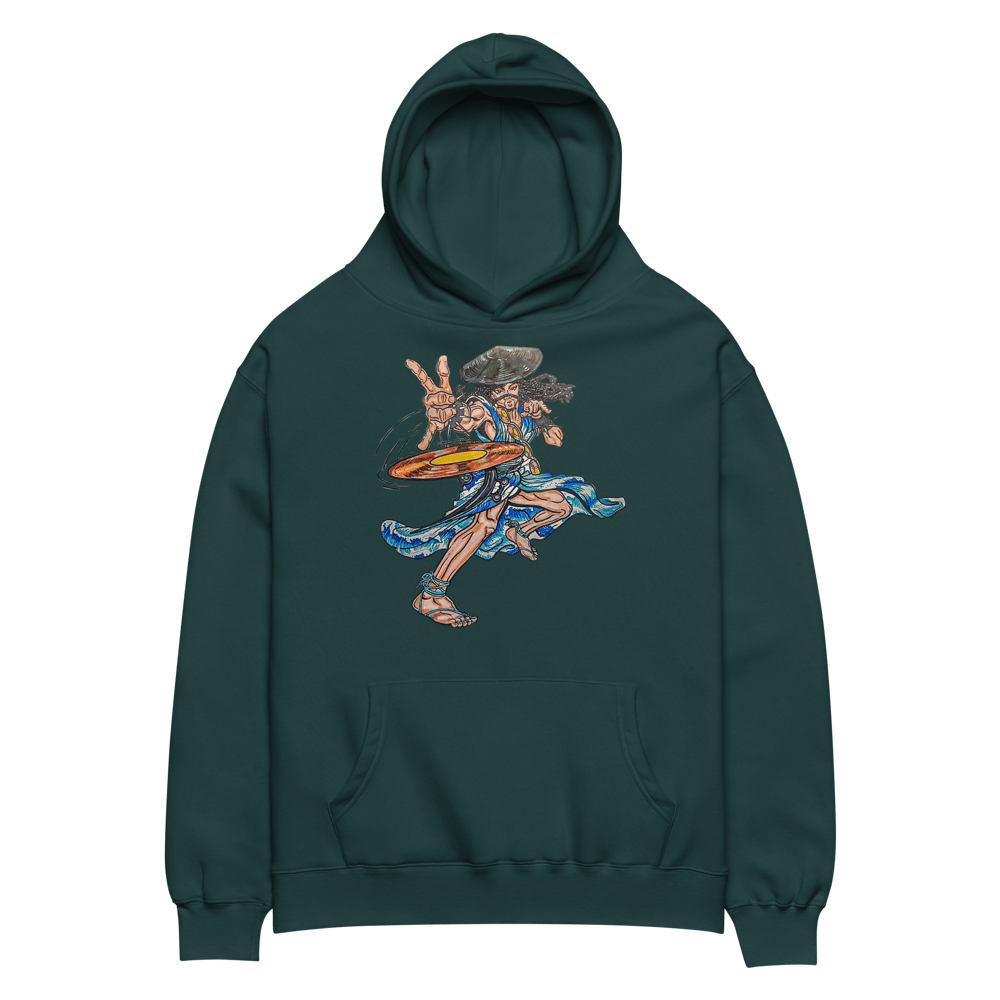 "R0N1N" SLO Oversized Hoodie [ART ILLUSTRATED BY GREGORY HAWKINS]