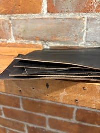 Image 5 of Horween Chromexcel BLACK Horsehide Leather Rectangles