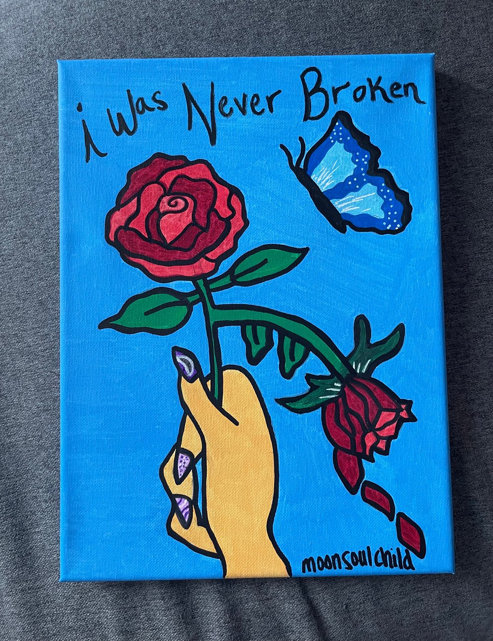 Image of I Was Never Broken Canvas