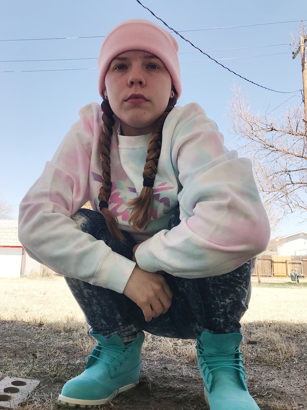 "Rainbow Tie dye" Crewneck | Exclusive