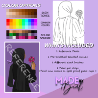 Image 2 of Zahrah paint party kit 