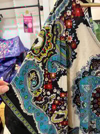 Image 3 of crop boho open size top
