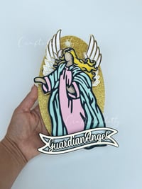 Image 1 of Guardian Angel SVG | Angel de la Guarda 