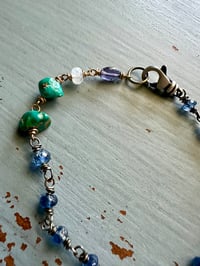 Image 4 of kyanite and gemstone bracelet