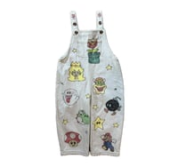 Image 1 of READY TO SHIP Super Mario 2-3t Doodle Overalls