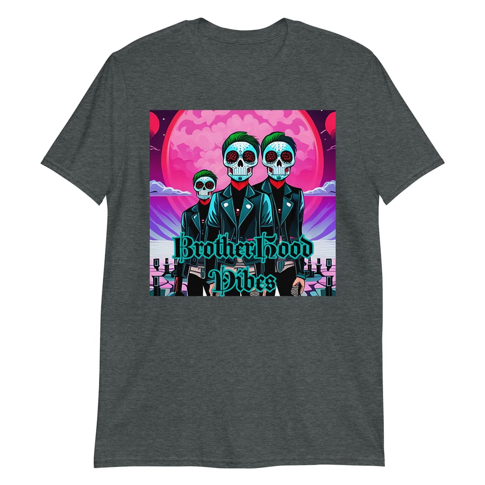 3-Skeletons BrotherHood Vibes Short-Sleeve T-Shirt