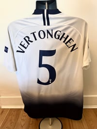 Image 3 of Tottenham Hotspur “VERTONGHEN 5” 2018/19 Home Shirt + UCL patches (L)