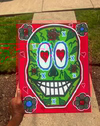 Image 1 of 16 x 20 Sugar Skull (2 of 2)