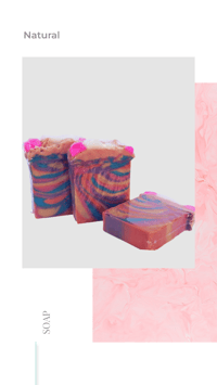 Neon candy soap 