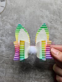 Image 4 of Glitter Bunny Hair Bow