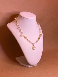 Image 2 of 'Golden Flower' Necklace Collection