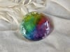 Lunar Droplet Brooch - Bright Rainbow