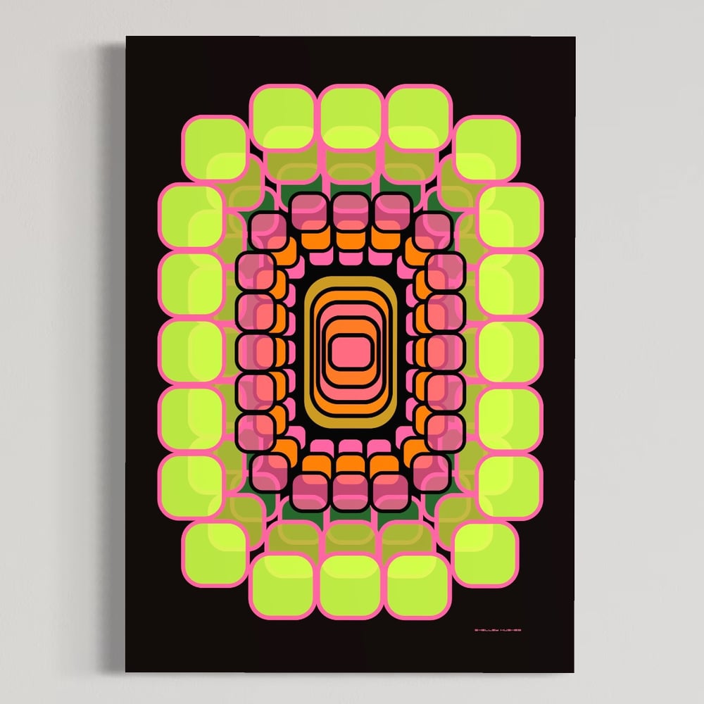 Image of ‘Atomic Fusion’ 29.7x42cm Matt Art Print 250gsm smooth paper 