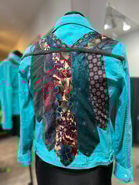 Image 5 of Turquoise Denim & Tie Jacket