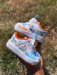 Image 1 of Bluey AF1 🩵🧡