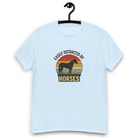 Image 3 of Unisex classic tee, Easily Distracted By Horses Tee