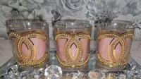 PINK AND GOLD FASHION CANDLE 