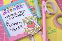 Image 1 of happy berry sticker