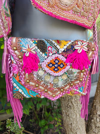 Image 1 of Chilean Bag -Pink fringes 2