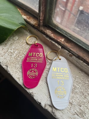 Image of MTCO Motel Keyring