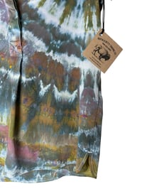 Image 4 of ♻️ UPCYCLED XS Silk Top in Earthy Agate Ice Dye