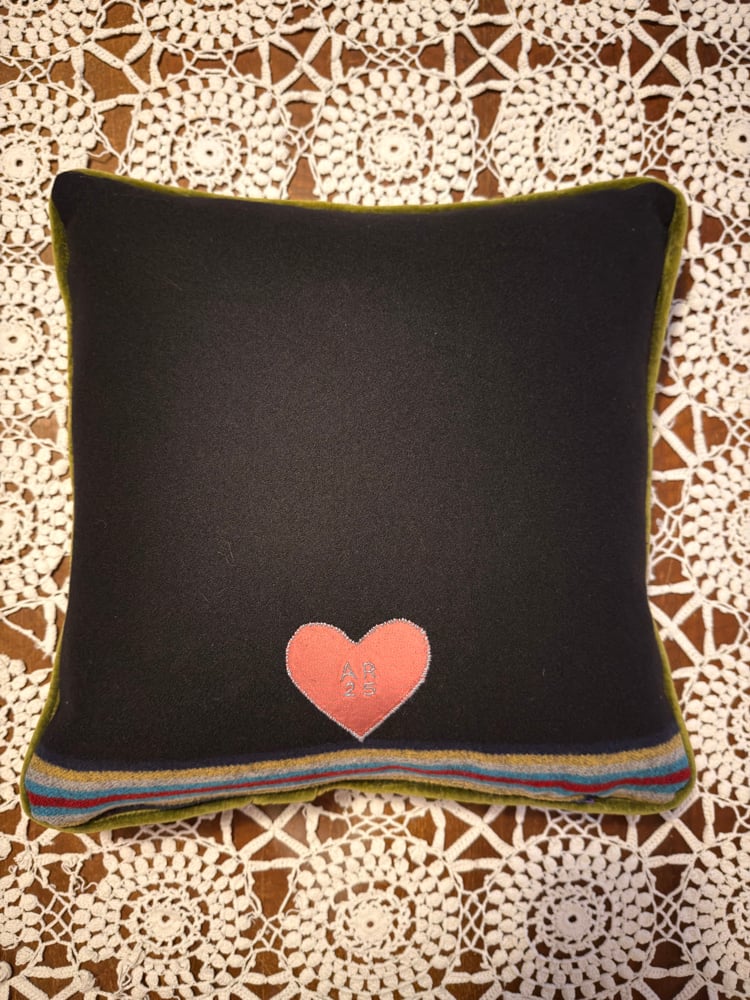 Osage Ribbonwork Pillow 18x18 Purple