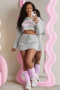 Image 2 of Pretty Girls Pray Cropped Sweatshirt 🎀