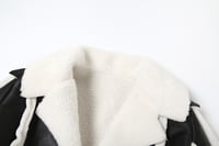 Image 13 of Weird Puss Furry Patchwork Women Crop Jacket