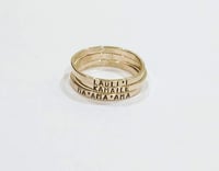 Image 3 of Keep Me Here Band - stamped ring
