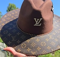 Image 1 of Brown classic Fedora hat